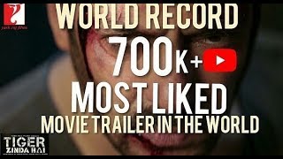 Tiger Zinda Hai Trailer Becomes Most Liked Trailer In The World