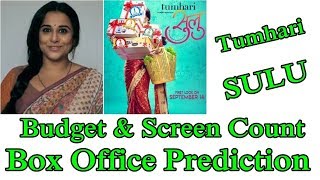 Tumhari Sulu Budget Prediction And Screen Count