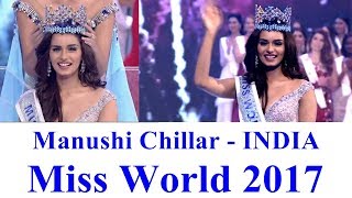 Manushi Chillar Won Miss World 2017