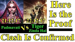 Padmavati Vs Tiger Zinda Hai Clash Confirmed I Here's The Proof I Video Requested By Pankaj