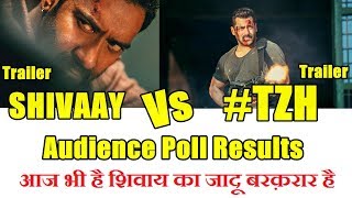 Shivaay Trailer Vs Tiger Zinda Hai Trailer I Audience Poll Results