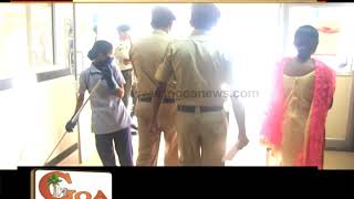 Physical Fight Between PSI And Constable Of Goa Police At Altinho