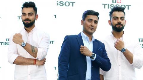 Virat Kohli Launches New Range Of Tissot Watch