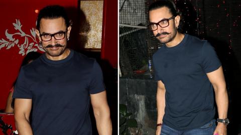 Aamir Khan Spotted At Aura Salon