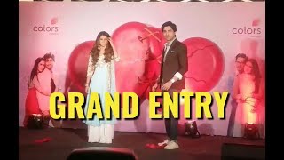 Jennifer Winget & Harshad Chopra GRAND ENTRY At Bepannaah (बेपनाह) Show Launch | Colors