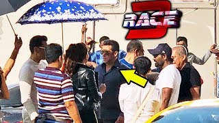 RACE 3 - Salman Khan On The SETS - Race 3 Climax Scene In Abu Dhabi