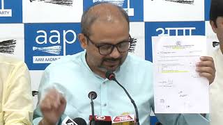 Aap Leader Dilip Pandey Exposes on BJP lies on Sealing and on the Issue of 351 roads