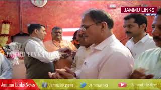 Speaker visits Bahu Fort, takes stock of arrangements for Holy Navratras
