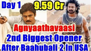 Agnyaathavaasi Is Second Biggest Telugu Opener After Baahubali 2 In USA I Pawan Kalyan