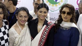 Juhi Chawla & Others At Opening Of Women Of India Organic Festival