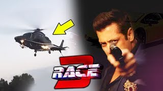 RACE 3 Helicopter Shot And Expensive Cars | Abu Dhabi | Salman Khan