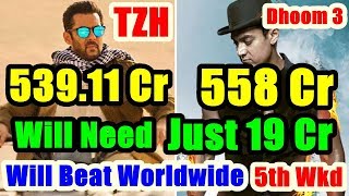 Tiger Zinda Hai Will Beat Dhoom 3 Worldwide Lifetime Collection Record Till 5th Weekend