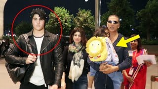Akshay Kumar SPOTTED With Family At Airport | Twinkle, Son Aarav, Daughter Nitara