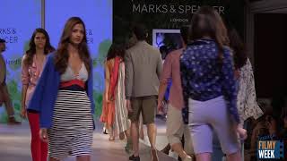 Esha Gupta & Ali Faizal Rampwalk for Marks & Spencer