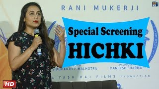 Boney & Khushi Kapoor arrive at HICHKI Special Screening