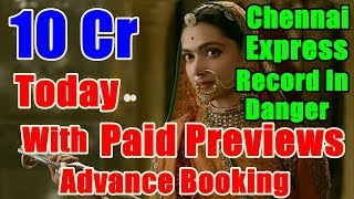 Padmaavat Will Collect 10 Crores In Paid Previews Advance Booking Today!