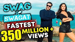 Swag Se Swagat Biggest Milestone - Fastest 350 Million Views | Tiger Zinda Hai | Salman Khan