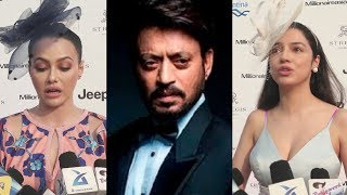 Emotional Sana Khan And Divya Kumar Khosla Reaction On Irrfan Khan's Health | Rare Disease