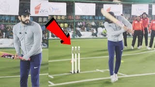 Karan Patel Playing Cricket, BOWLED At First Ball | Zeeshan Siddique's BOX BOWL OUT X-Series