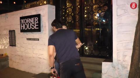 Arjun Rampal Spotted With His Friends At Korner House For Dinner