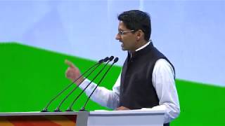 Deepender Singh Hooda Speech at the Congress Plenary Session 2018