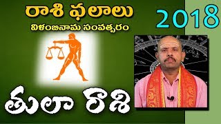 Telugu Ugadi Rasi Phalalu 2018 తులా Rasi (Libra Sign) Horoscope | Vilambi Nama Samvatsaram