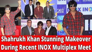 Shahrukh Khan Stunning Makeover During Recent INOX Multiplex Meet