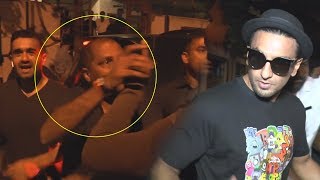 Ranveer Singh's Bodyguard HITS Media On Road, BIG FIGHT On Streets