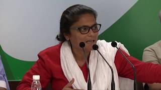 AICC Press Briefing By Sushmita Dev in congress HQ on Office-of-profit case