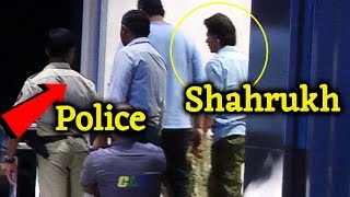 Shahrukh Khan SPOTTED With Police And Bodyguards At Yauatcha