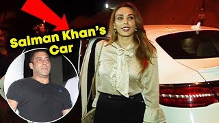 Iulia Vantur Spotted Roaming In Bandra In Salman Khan's Car