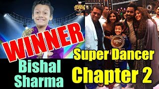 Bishal Sharma Wins Super Dancer Chapter 2 Trophy