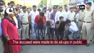 Gangrape Accused Parade in Bhopal
