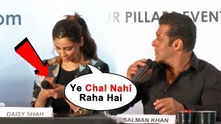 Daisy Shah Embarrassing Moment At Salman Khan's Dabangg Tour Press Conference