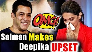 Deepika Padukone UPSET On Salman Khan's COMMENT On Depression