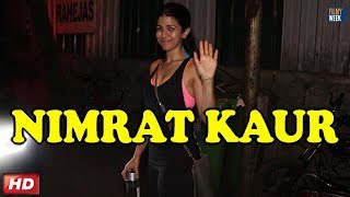 Nimrat Kaur Spotted At Silver Beach Cafe