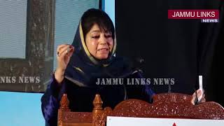 Mehbooba Mufti takes a dig at national TV channels for worsening tourists footfall in J&K