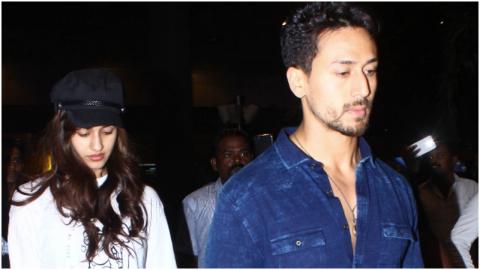 Tiger Shroff And Disha Patani Return To The City After Baaghi 2 Promotions