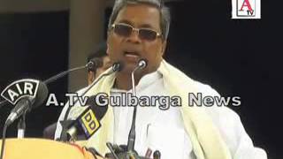 CM Siddaramaiah Gulbarga A.Tv News 18-9-2016 02