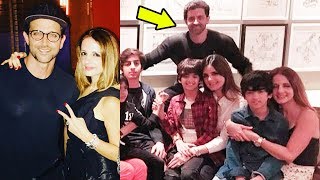 Hrithik Roshan With Ex Wife Sussane Celebrated Son Hrehaan's Birthday