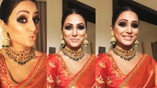 Hina Khan In Traditional Avatar LIVE CHAT With FANS