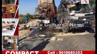 Road Accident At Farhatabad Near Gulbarga A.Tv News 28-11-2016