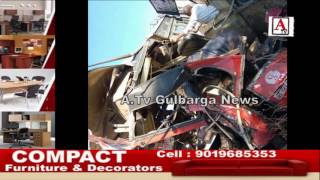 Karnataka & Maharashtra Buss Accident A.Tv News 23-12-2016