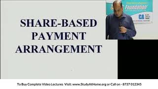 Share Based Payments | CA Final FR New Syllabus by CA Vinod Kumar Agarwal
