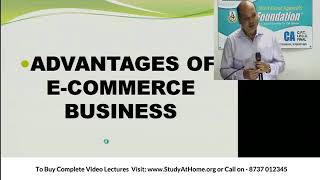 Accounting for E-Commerce Business | CA Final FR New Syllabus by CA Vinod Kumar Agarwal