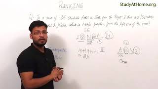 Ranking | Reasoning | Bank PO, SSC CGL, IBPS PO, Bank PO, IBPR RRB by Piyush Chauhan