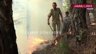 Major forest fire in Udhampur district
