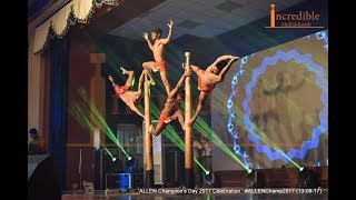 Incredible Mallakhamb | Synchronize  performance at | Allen Champ 2017