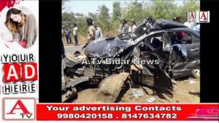 Road Accident Near Humnabad Dist Bidar A.Tv News 6-3-2017