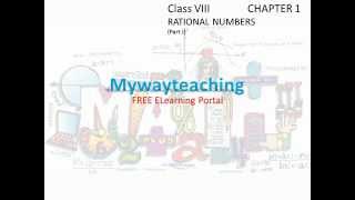 Math Class 8 Chapter 1 Part I(Rational numbers)|Rational numbers for class 8|what is rational number